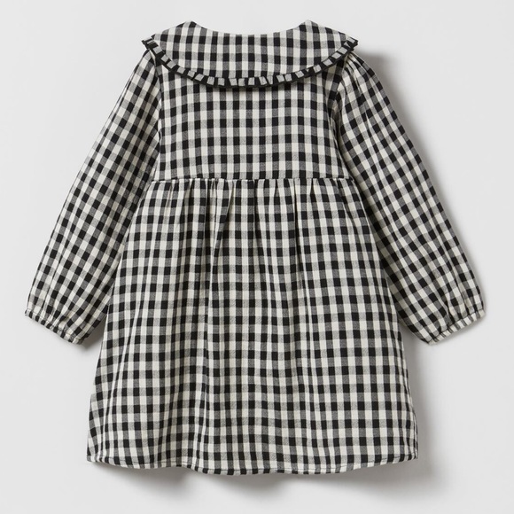 Zara Girls Gingham Dress size 3-4 - Picture 2 of 7